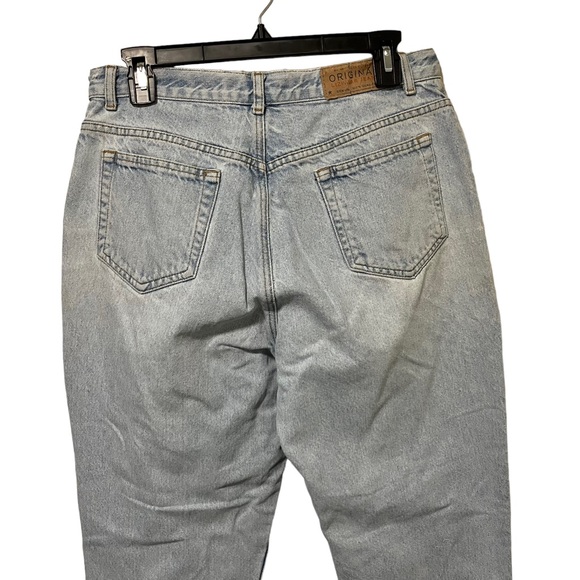 Vintage 90s High Rise Mom Jeans Classic Fit Light Wash Lizwear - Picture 5 of 11